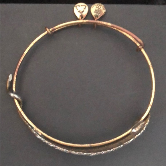 Alex And Ani - Feather Wrap Bangle - Picture 3 of 4